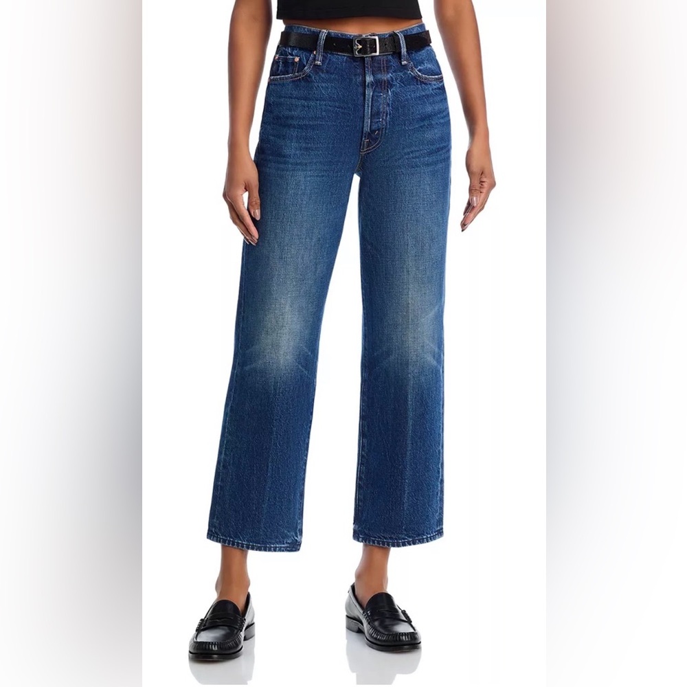 MOTHER Superior The Rambler Ankle Jeans in Well Stacked, Size 24 Medium Dark - Picture 16 of 16